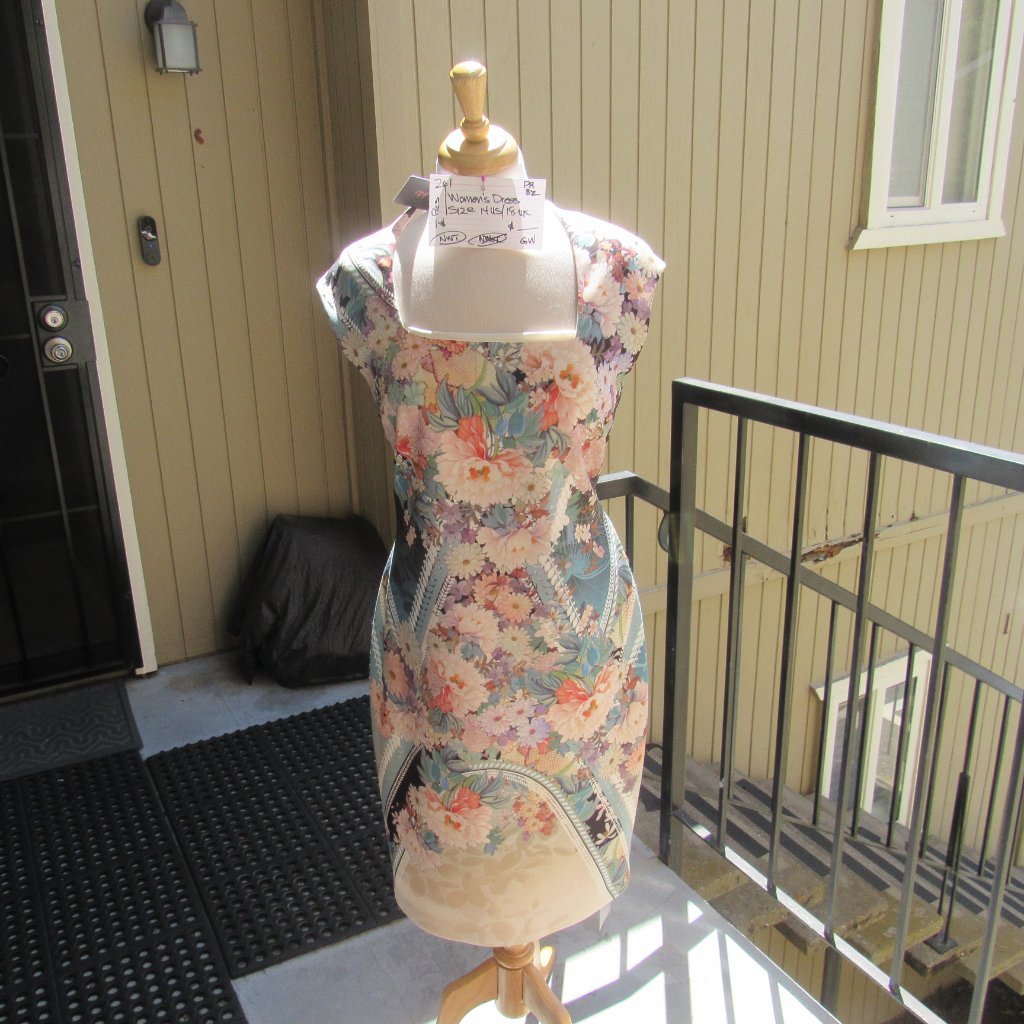 #303 New Women' Floral Dress By Phase Eight (Size 14us /18uk)